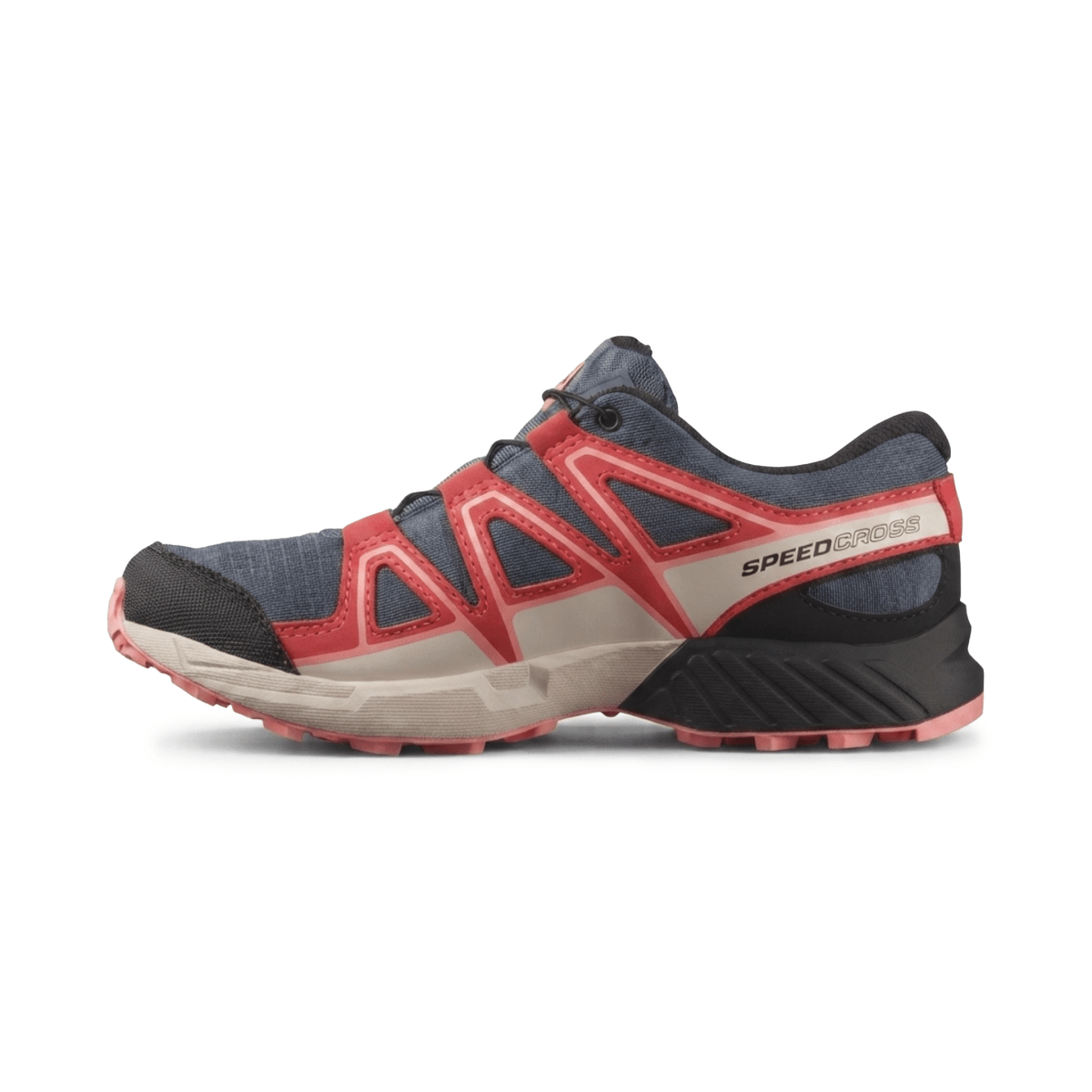 Salomon Kids Speedcross Waterproof Grisaille/Hushed Violet/Rouge Red - 1110914 - Tip Top Shoes of New York