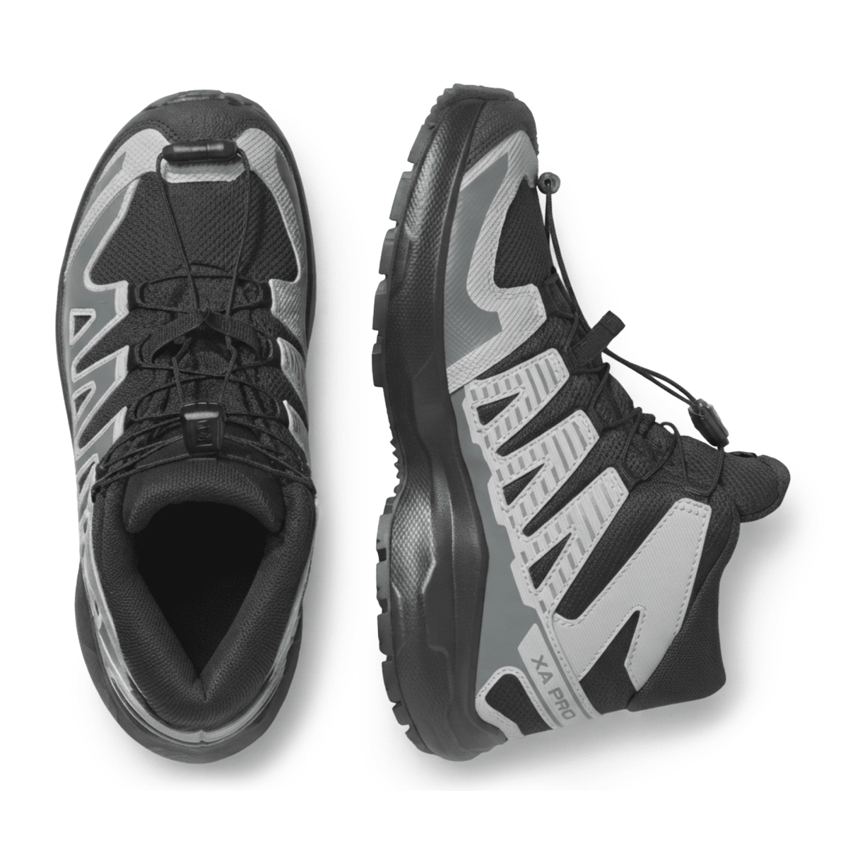 Salomon Kids XA Pro Mid Waterproof Black/Sedona Sage/Wrought Iron - 1110935 - Tip Top Shoes of New York