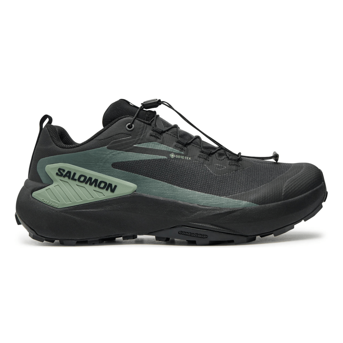 Salomon Men's Genesis Gore - Tex Black/Agave Green/Urban Chic - 10058378 - Tip Top Shoes of New York