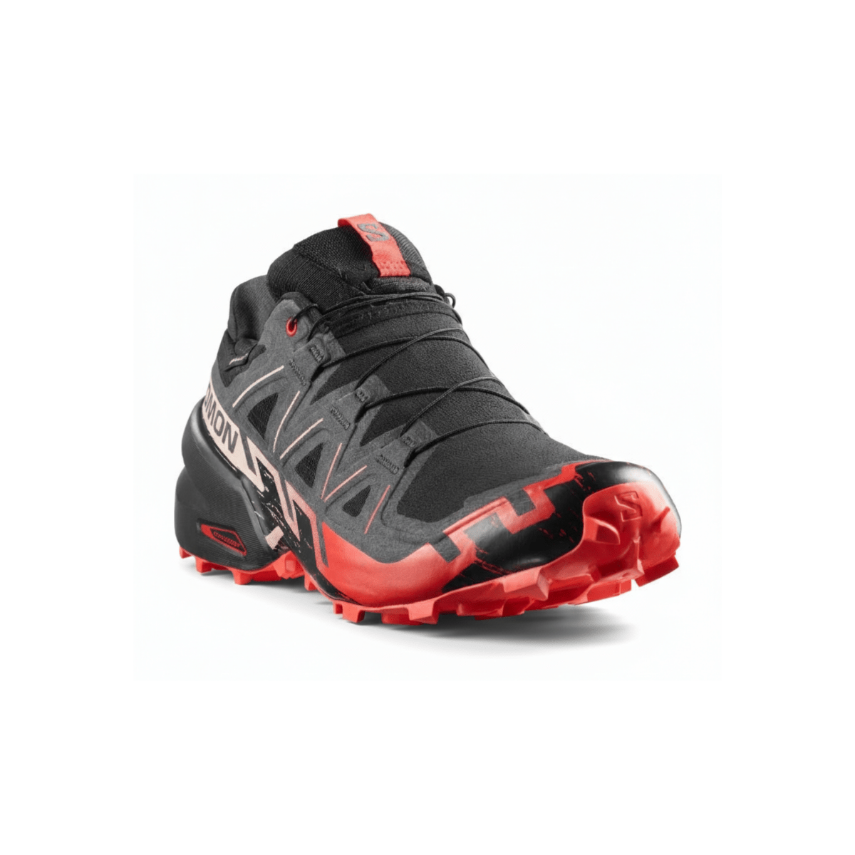 Salomon Men's Speedcross 6 Gore - Tex Black/Fiery Red - 11013281 - Tip Top Shoes of New York