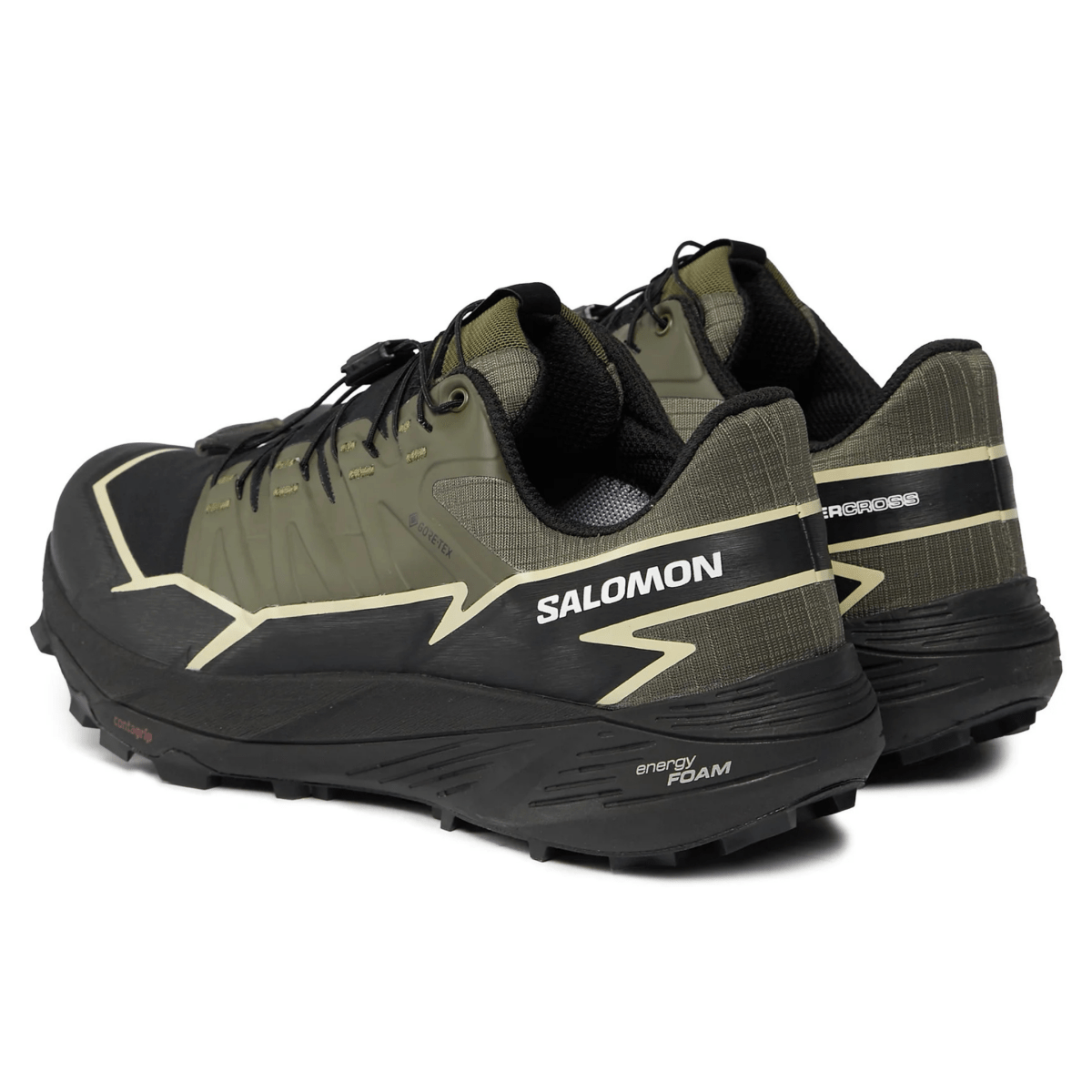Salomon Men's Thundercross Gore - Tex Olive Night/Black/Alfalfa - 10058395 - Tip Top Shoes of New York