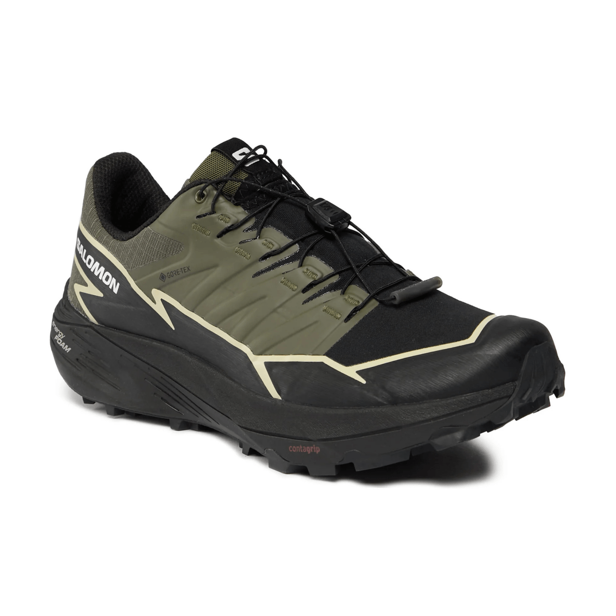 Salomon Men's Thundercross Gore - Tex Olive Night/Black/Alfalfa - 10058395 - Tip Top Shoes of New York