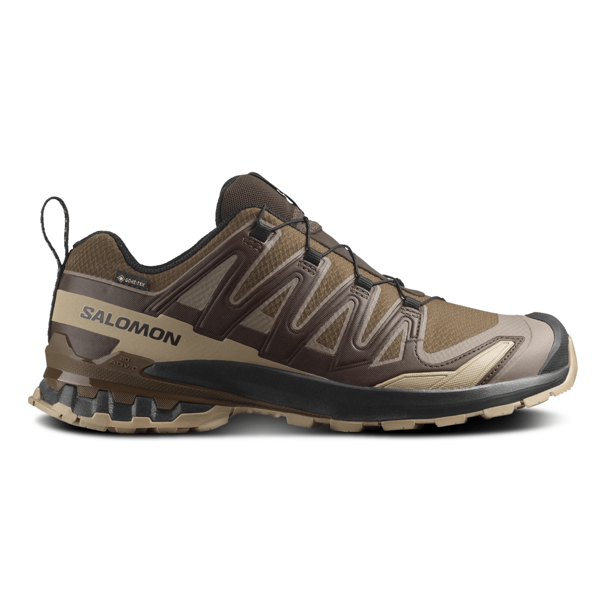 Salomon Men's XA Pro 3D V9 Gore - Tex Dark Earth/Desert Tan/Black - 11003520 - Tip Top Shoes of New York