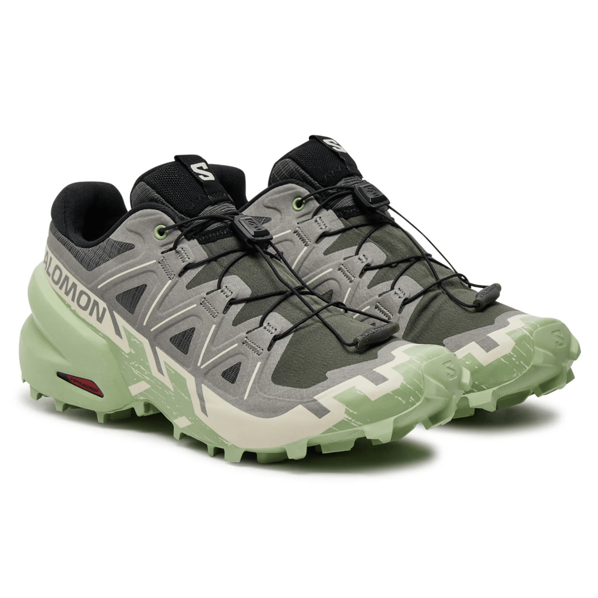 Salomon Women's Speedcross 6 Castlerock/Vanilla Ice/Smoke Green - 10058536 - Tip Top Shoes of New York