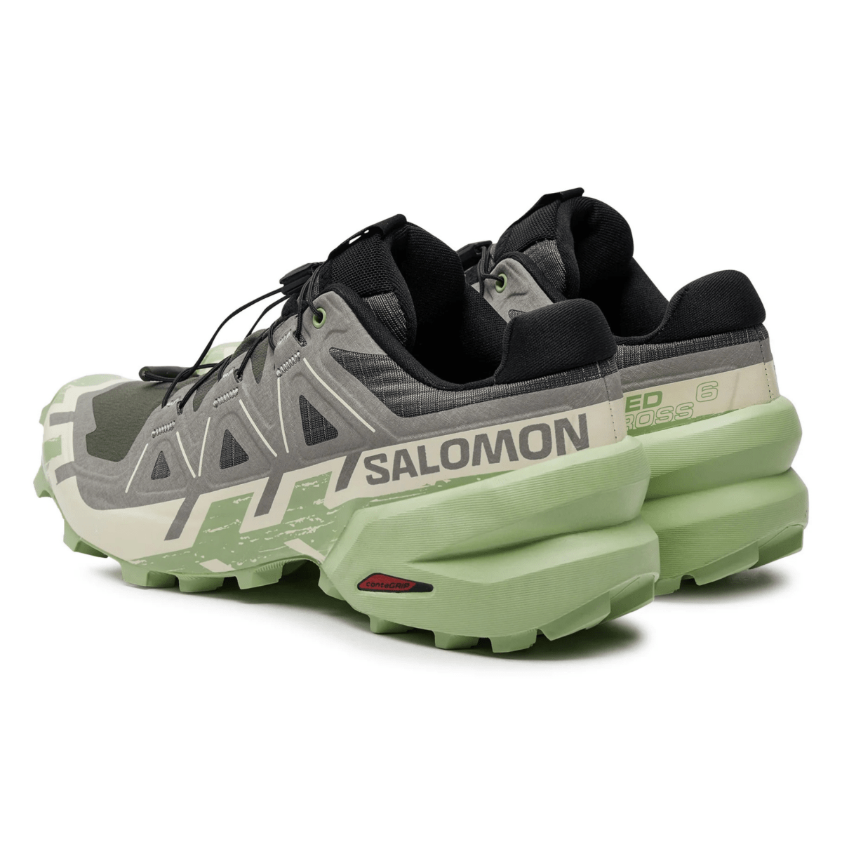 Salomon Women's Speedcross 6 Castlerock/Vanilla Ice/Smoke Green - 10058536 - Tip Top Shoes of New York