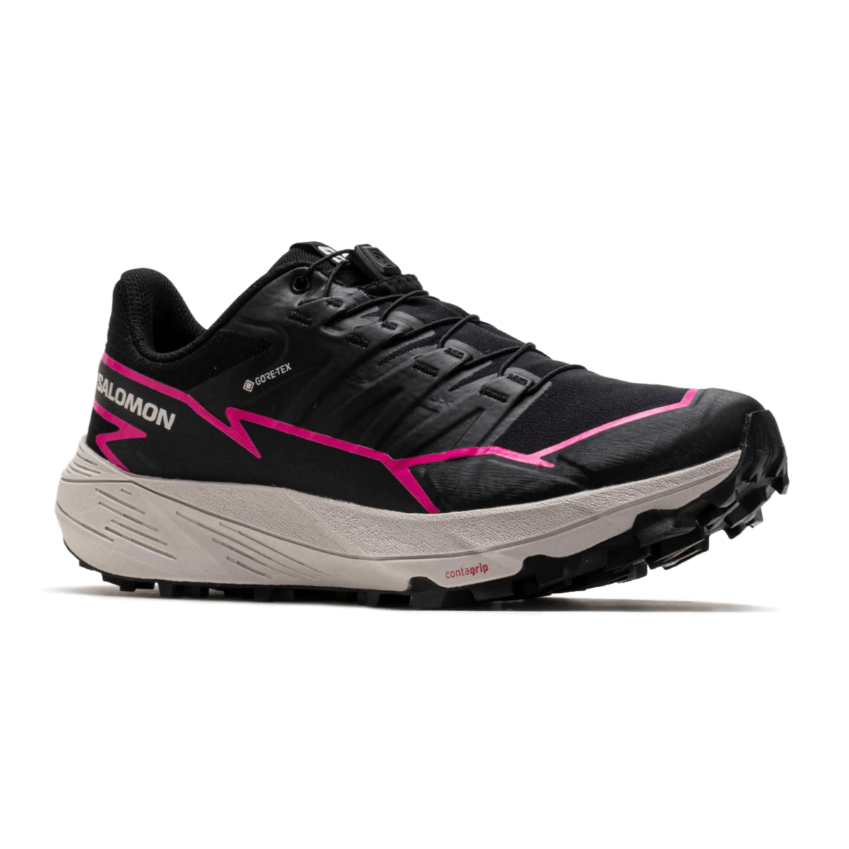 Salomon Women's Thundercross Gore - Tex Black/Pink Glo - 10058507 - Tip Top Shoes of New York