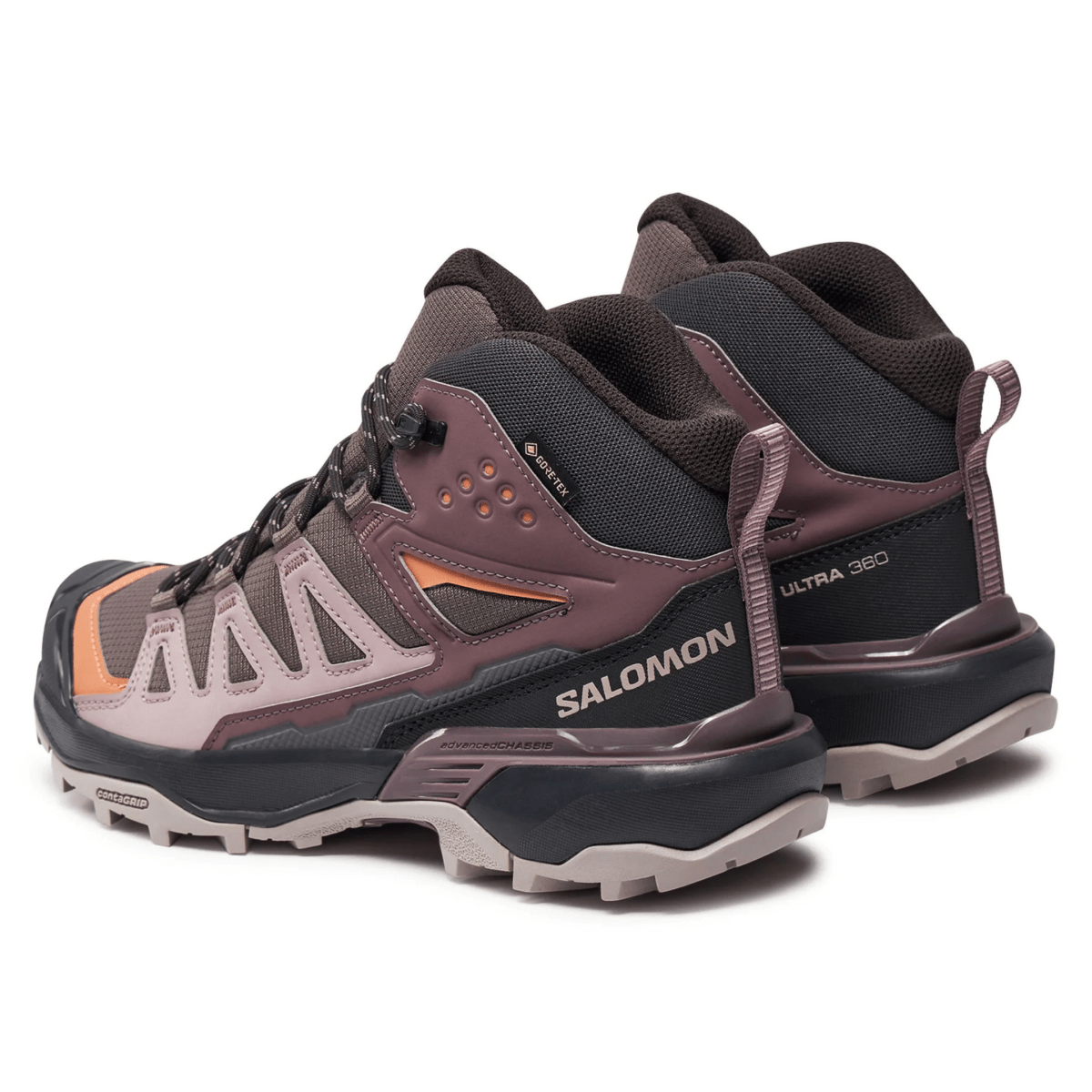 Salomon Women's X Ultra 360 Mid Gore - Tex Plum Kitten/Phantom/Cork - 10058549 - Tip Top Shoes of New York