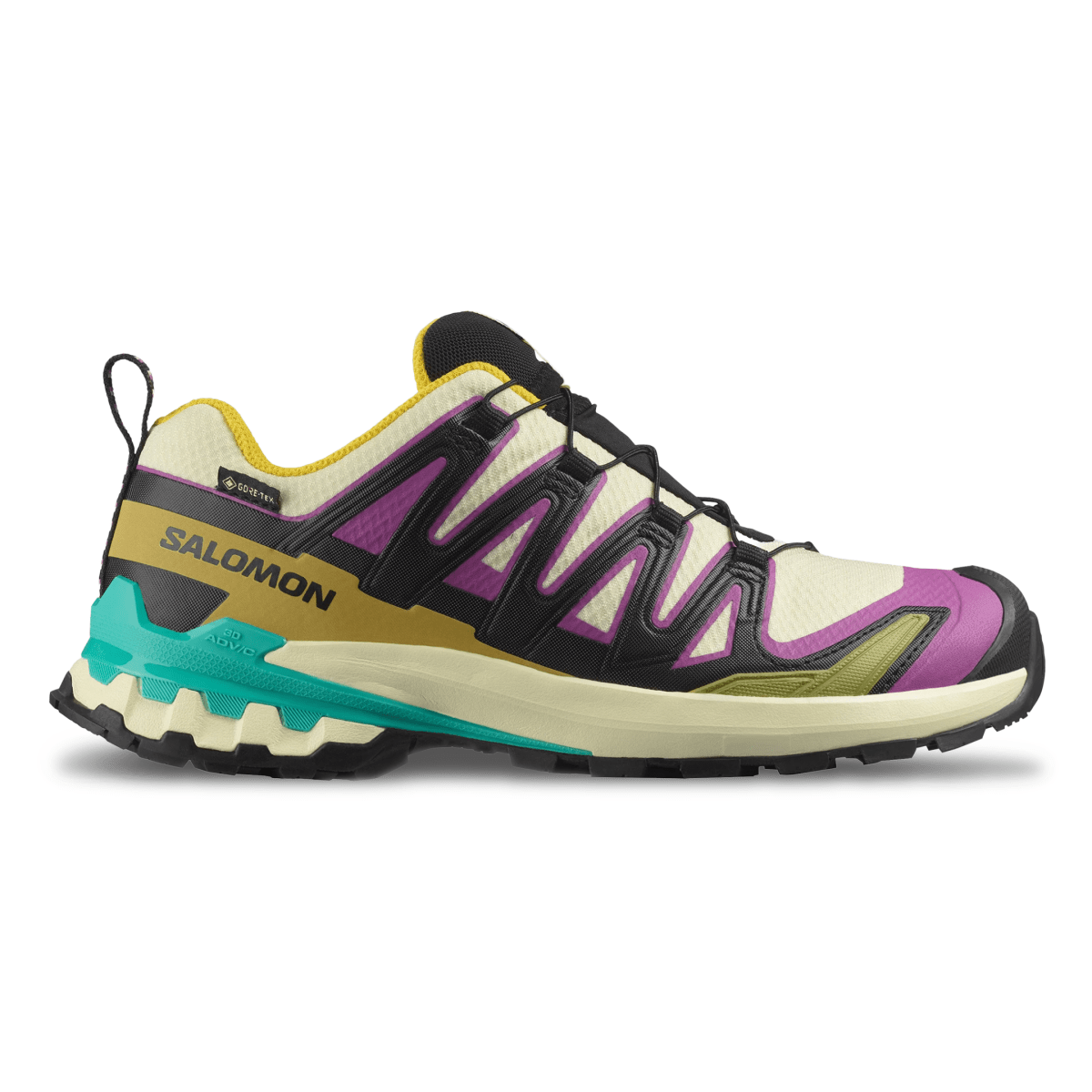 Salomon Women's XA Pro 3D V9 Gore - Tex Transparent Yellow/Black/Waterfall - 11003566 - Tip Top Shoes of New York