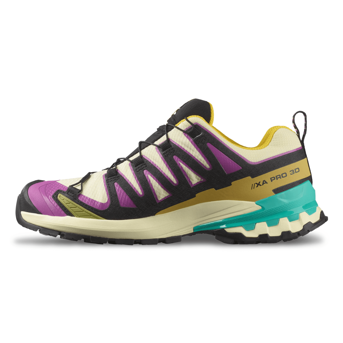 Salomon Women's XA Pro 3D V9 Gore - Tex Transparent Yellow/Black/Waterfall - 11003566 - Tip Top Shoes of New York