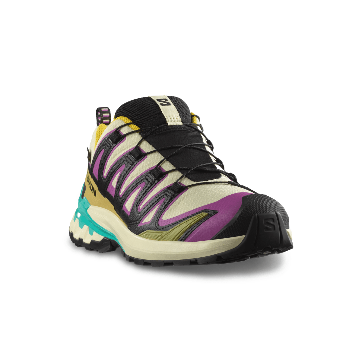 Salomon Women's XA Pro 3D V9 Gore - Tex Transparent Yellow/Black/Waterfall - 11003566 - Tip Top Shoes of New York