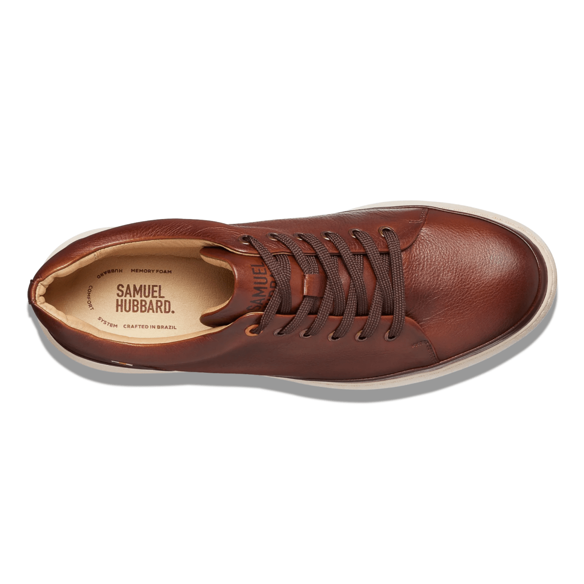 Samuel Hubbard Men's Featherlight Fast Lace - Up Cognac Leather - 11019919 - Tip Top Shoes of New York