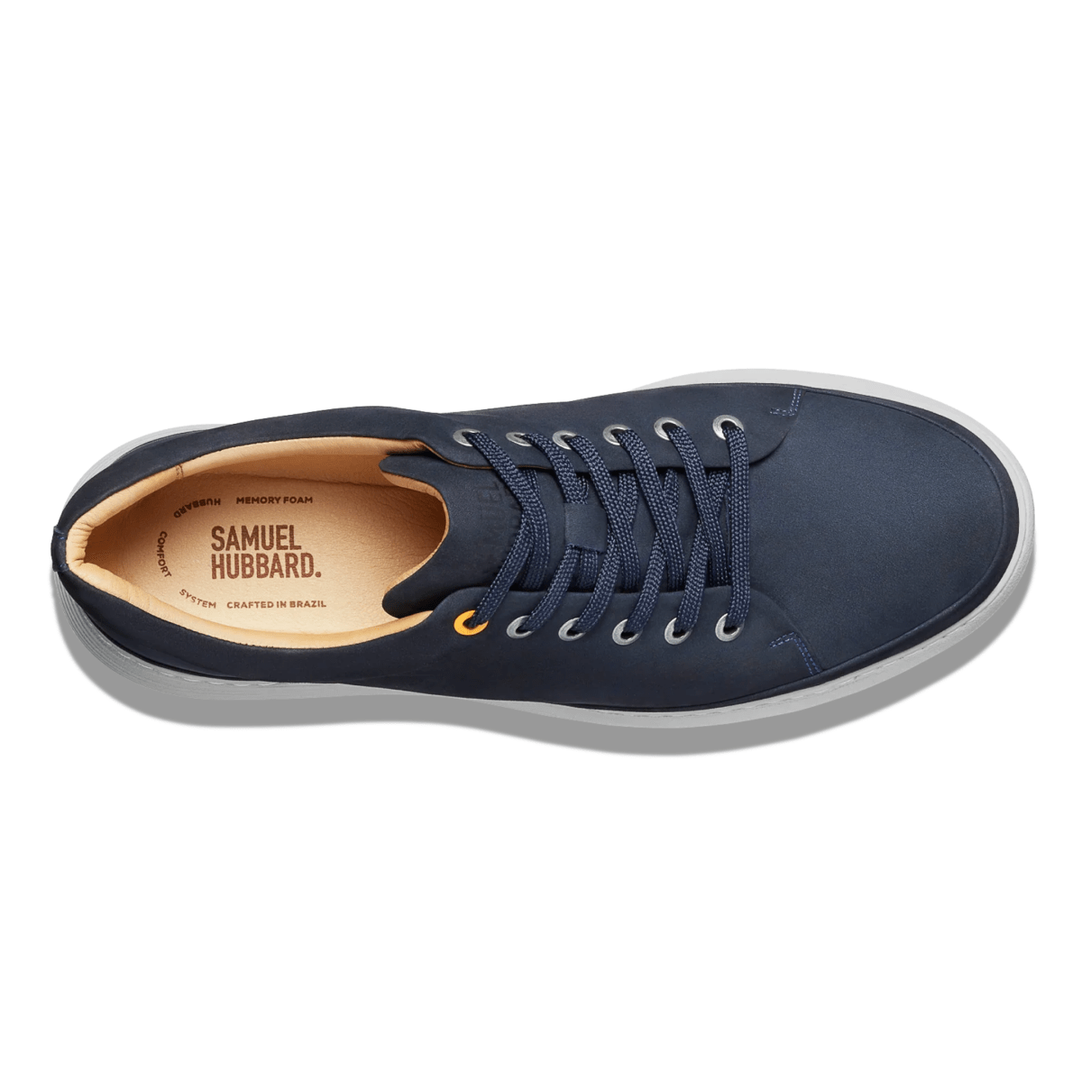 Samuel Hubbard Men's Featherlight Fast Lace - Up Navy Nubuck - 11019947 - Tip Top Shoes of New York