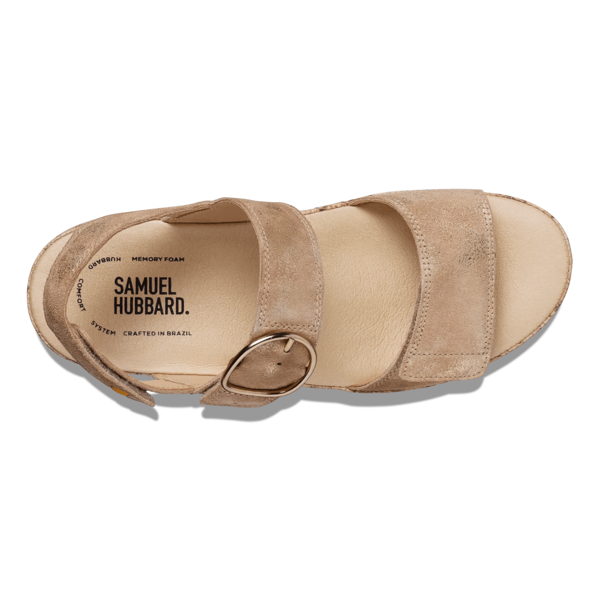Samuel Hubbard Women's Portola Gold Metallic Suede - 9030352 - Tip Top Shoes of New York