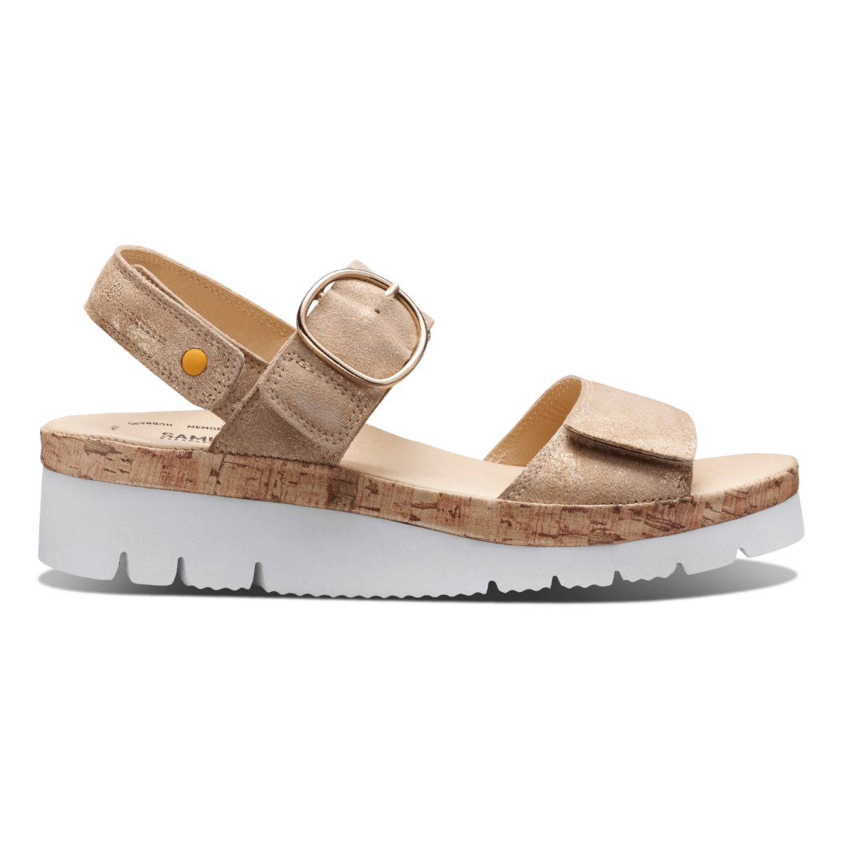 Samuel Hubbard Women's Portola Gold Metallic Suede - 9030352 - Tip Top Shoes of New York