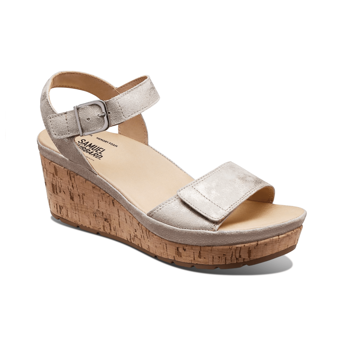 Samuel Hubbard Women's Portola High Champagne Metallic Suede - 9030268 - Tip Top Shoes of New York