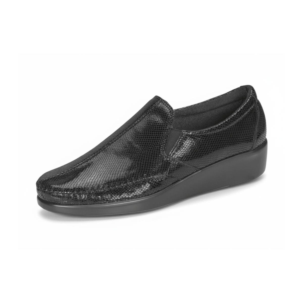 SAS Women's Dream Black Snake Leather - 407801004020 - Tip Top Shoes of New York