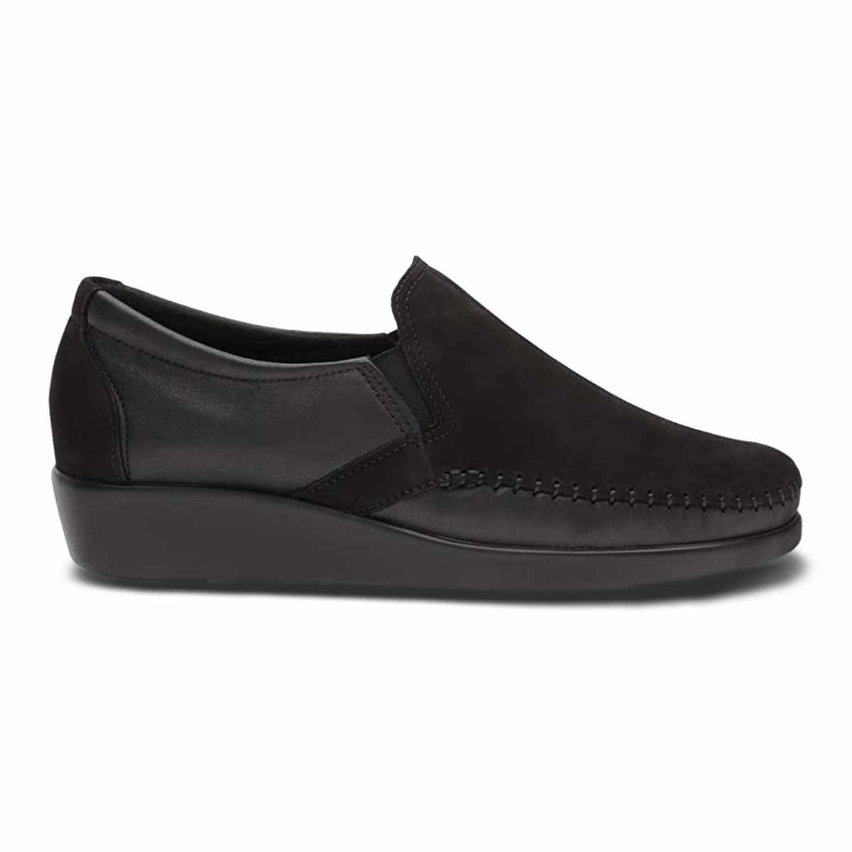 SAS Women's Dream Charcoal Black Suede - 862988 - Tip Top Shoes of New York