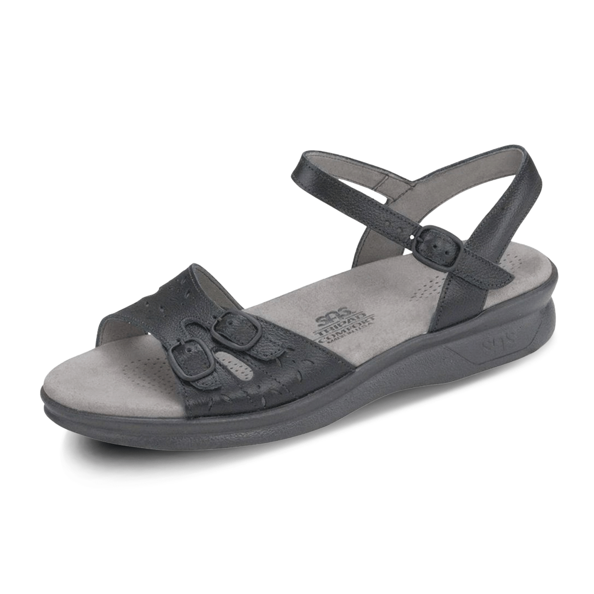 SAS Women's Duo Black Leather - 400022303026 - Tip Top Shoes of New York