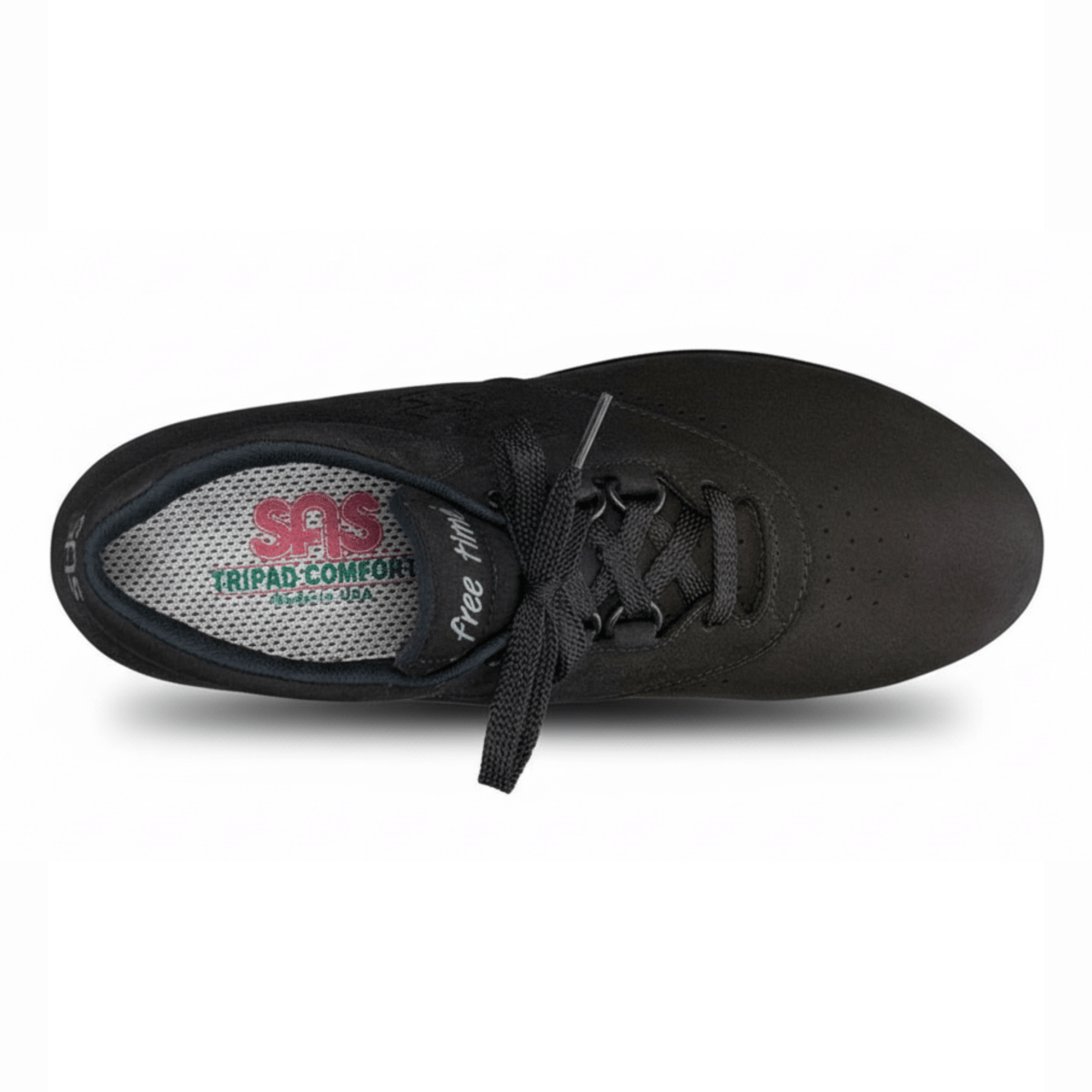 SAS Women's Free Time Charcoal Nubuck - 400021103023 - Tip Top Shoes of New York