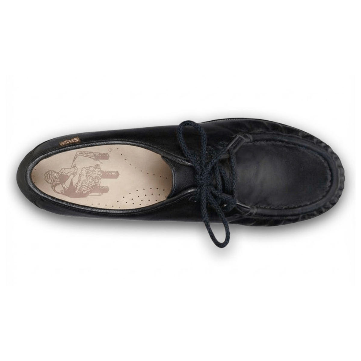 SAS Women's Siesta Black Leather - 400021204034 - Tip Top Shoes of New York