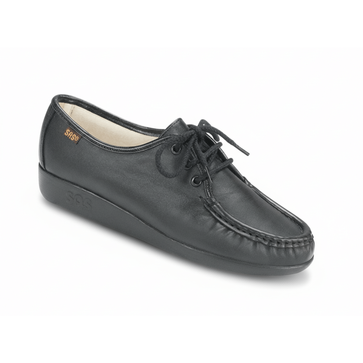 SAS Women's Siesta Black Leather - 400021204034 - Tip Top Shoes of New York