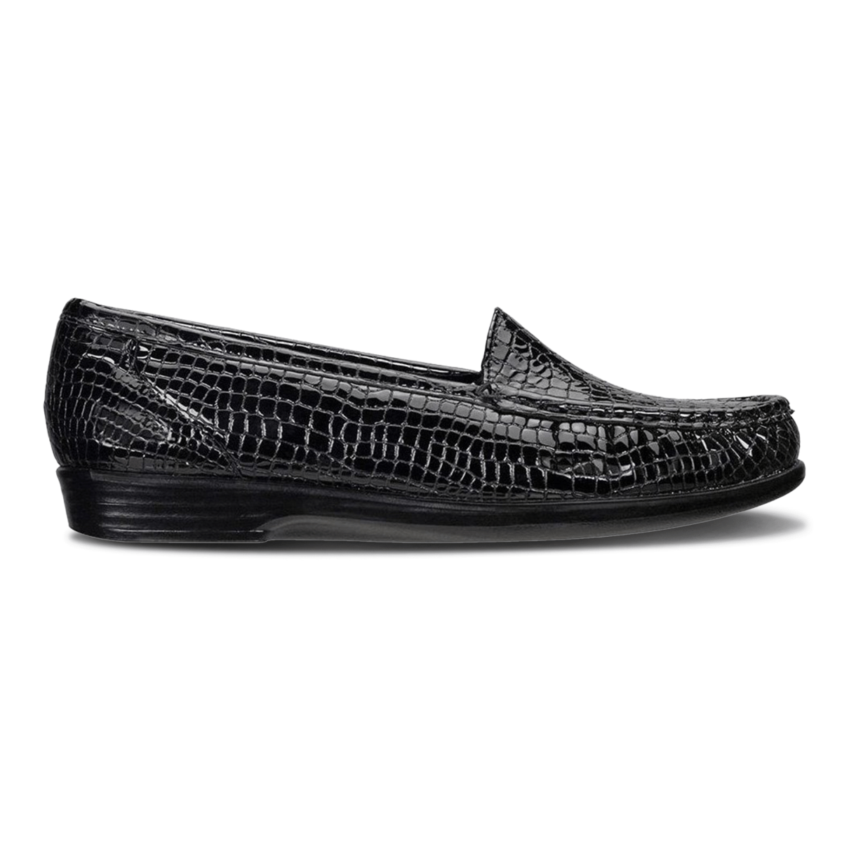 SAS Women's Simplify Black Croc - 403503504028 - Tip Top Shoes of New York