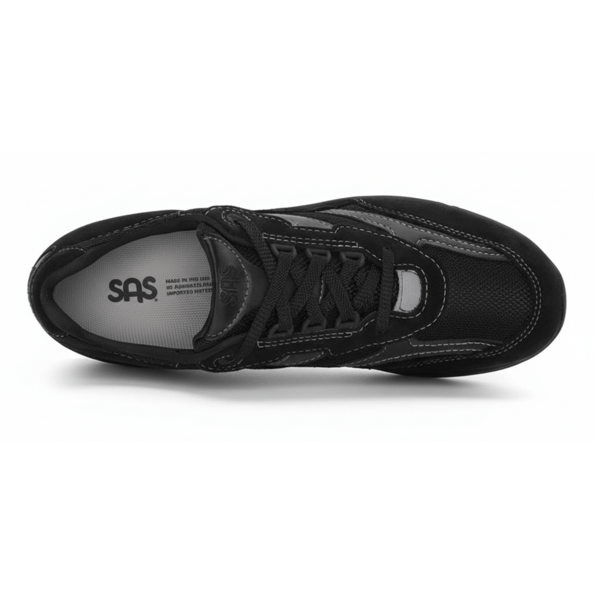 SAS Women's Tour Black Mesh - 3009845 - Tip Top Shoes of New York