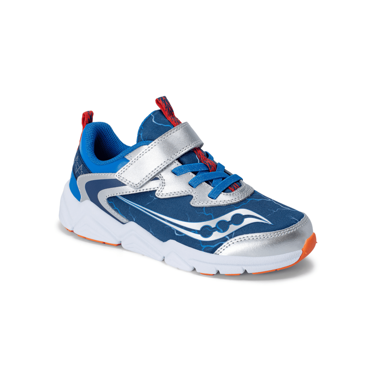 Saucony Boys Flash LE Navy/Silver/Royal - 1105005 - Tip Top Shoes of New York