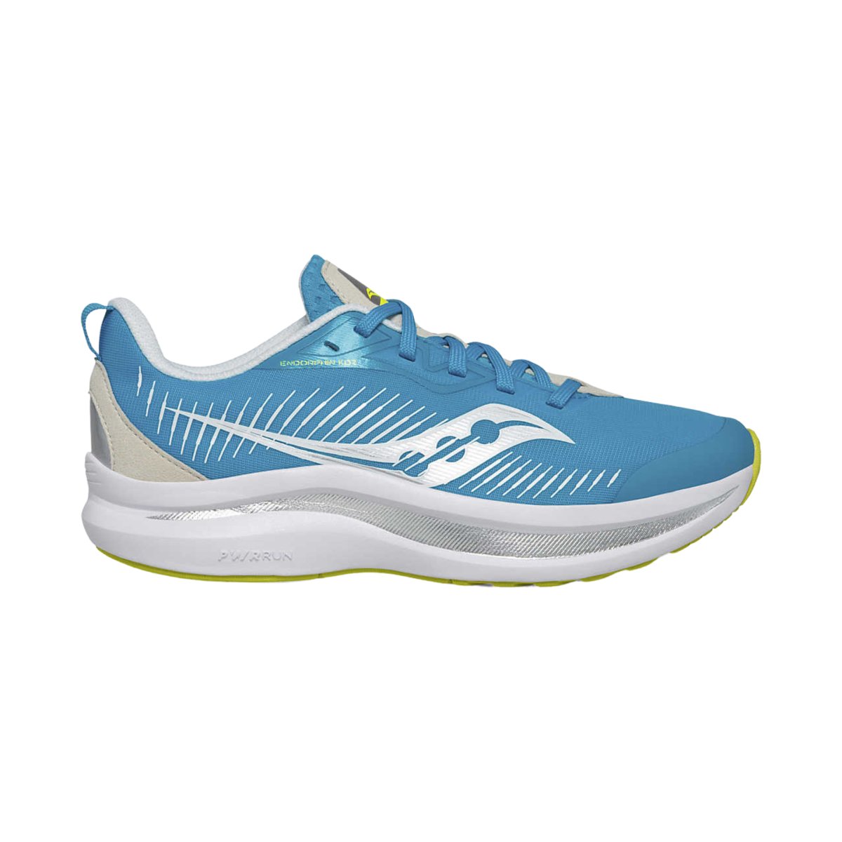 Saucony Girl's (Grade School) Endorphin Blue/Silver — Tip Top Shoes of