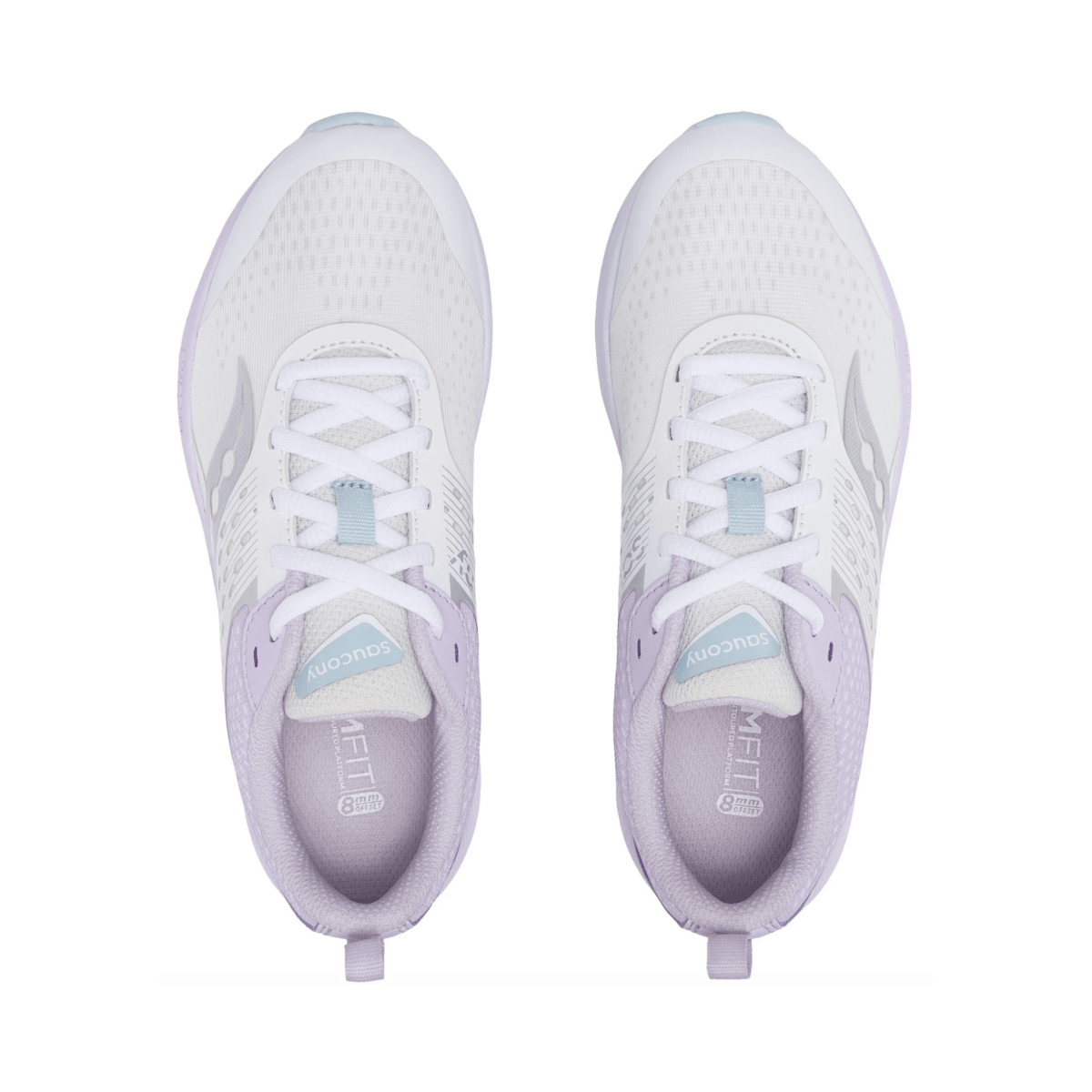 Saucony Kids (Grade School) Ride Kdz White/Lilac - 1108816 - Tip Top Shoes of New York