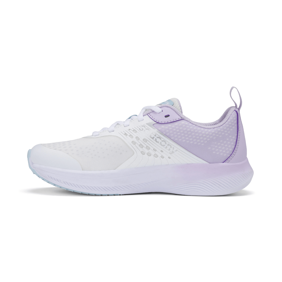 Saucony Kids (Grade School) Ride Kdz White/Lilac - 1108816 - Tip Top Shoes of New York