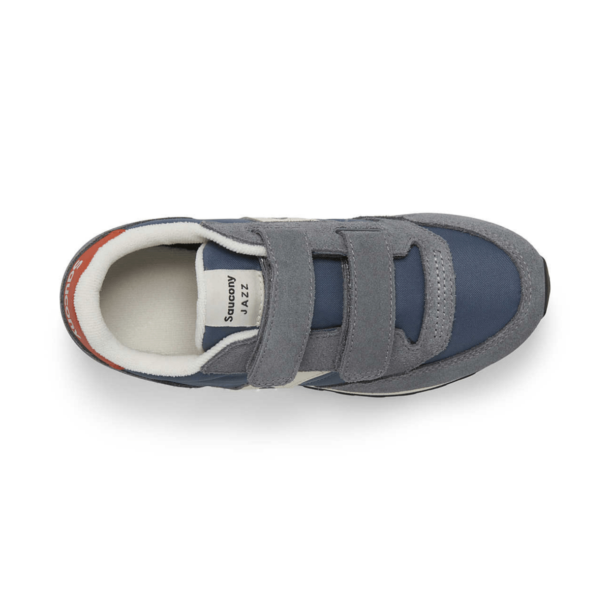 Saucony Kid's (Preschool) Jazz Double Hook & Loop Grey/Blue/Orange - 1092506 - Tip Top Shoes of New York