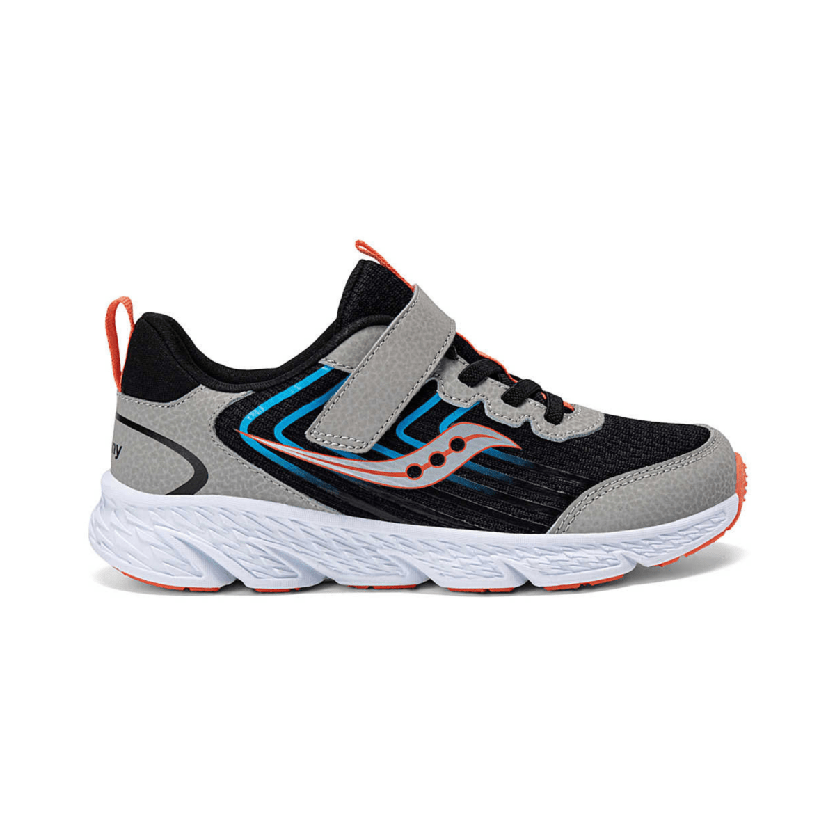 Saucony Kids' Wind 3.0 Black/Grey/Blue/Orange - 1097470 - Tip Top Shoes of New York