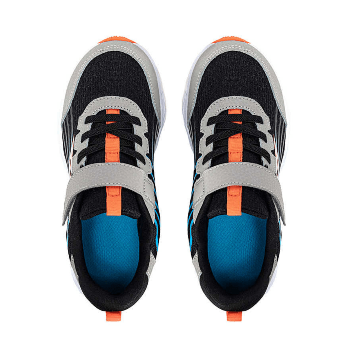 Saucony Kids' Wind 3.0 Black/Grey/Blue/Orange - 1097470 - Tip Top Shoes of New York