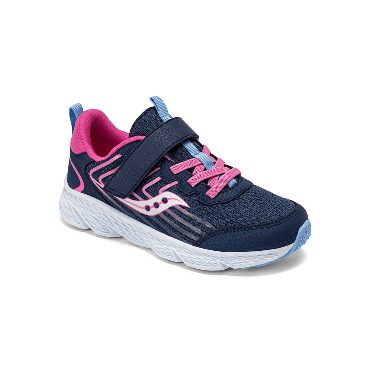 Saucony Kids' Wind 3.0 Navy/Pink - 1097495 - Tip Top Shoes of New York