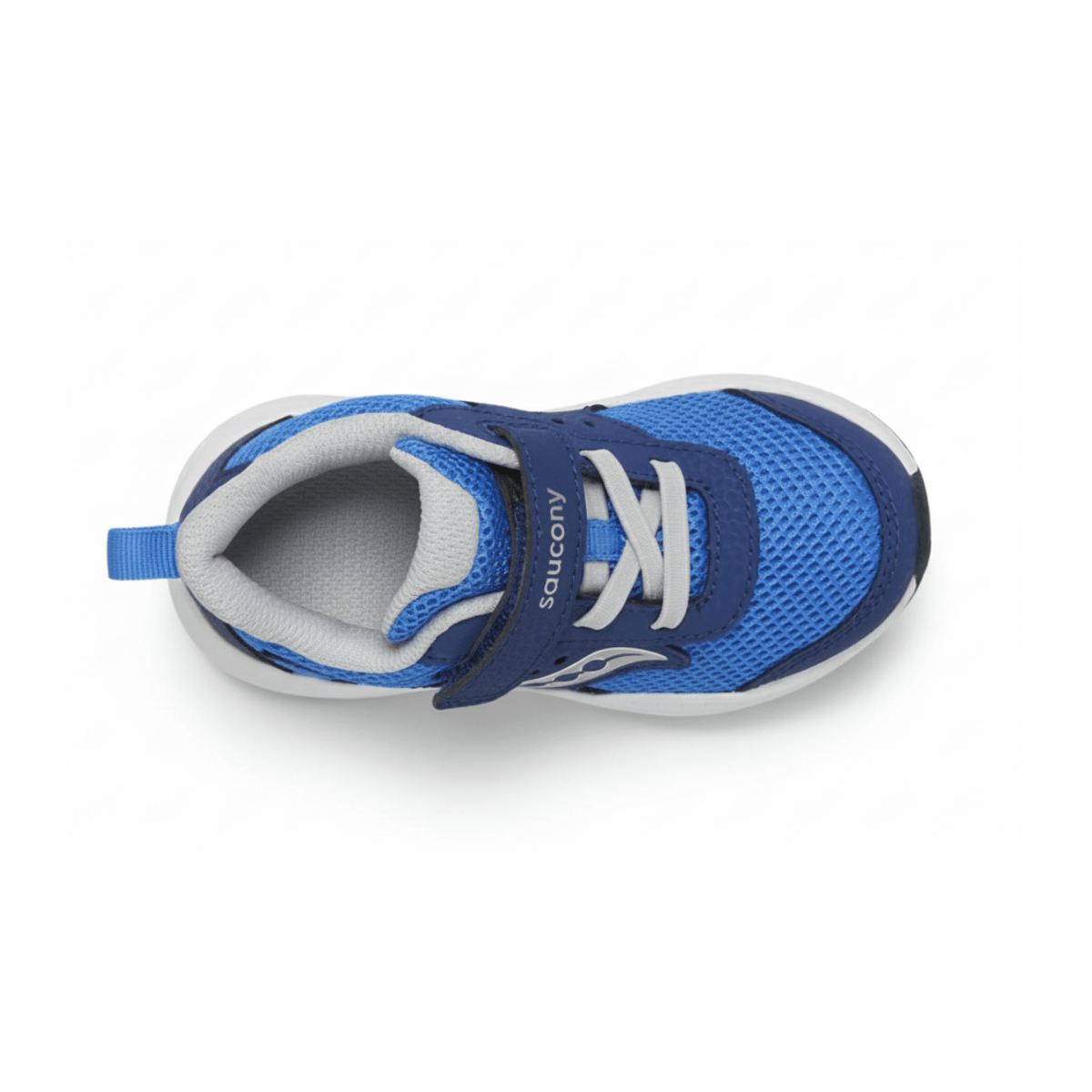 Saucony Toddlers Ride 10 Jr Blue/Silver - 1087174 - Tip Top Shoes of New York