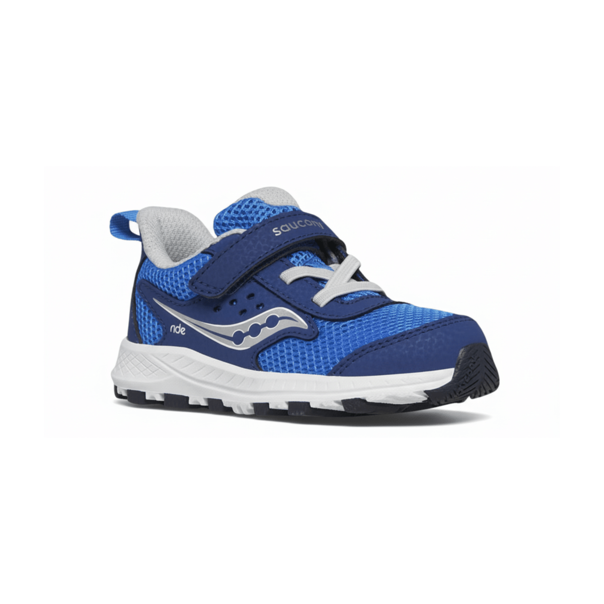 Saucony Toddlers Ride 10 Jr Blue/Silver - 1087174 - Tip Top Shoes of New York