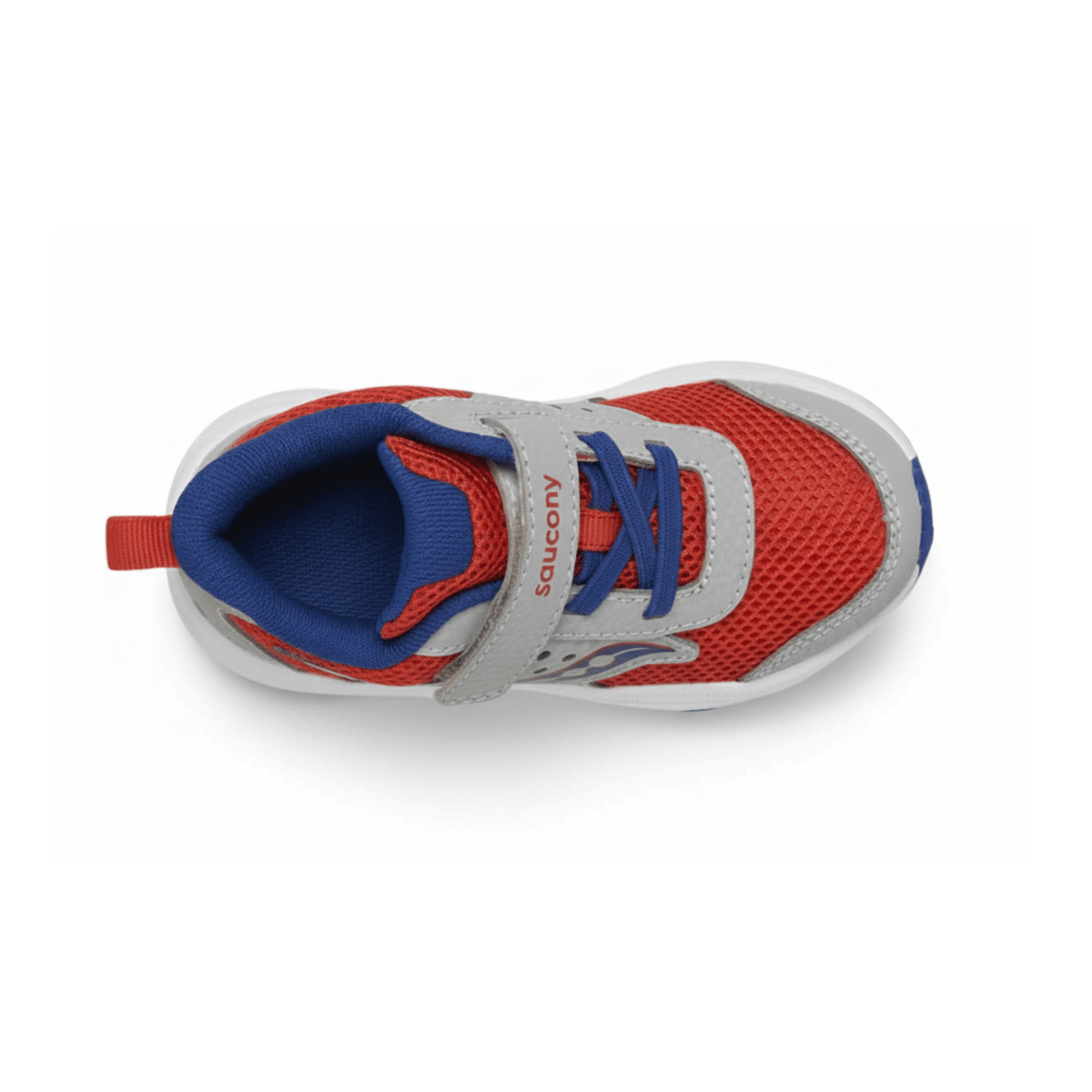 Saucony Toddlers Ride 10 Jr Grey/Navy/Red - 1087146 - Tip Top Shoes of New York