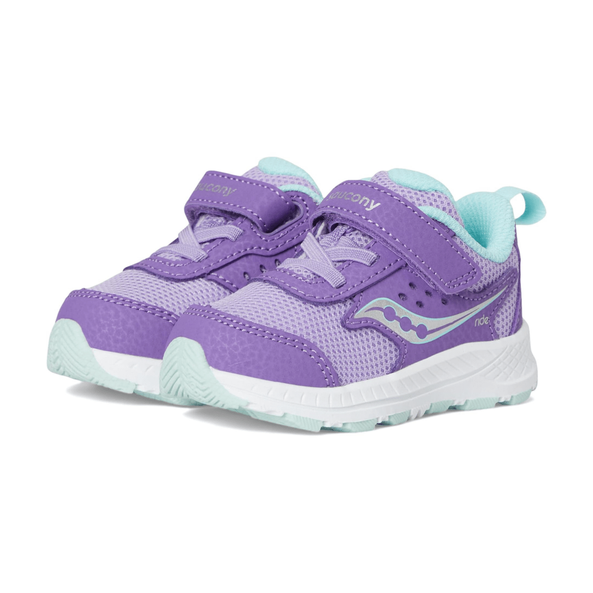 Saucony Toddlers' Ride Jr Purple/Turquoise - 1097386 - Tip Top Shoes of New York