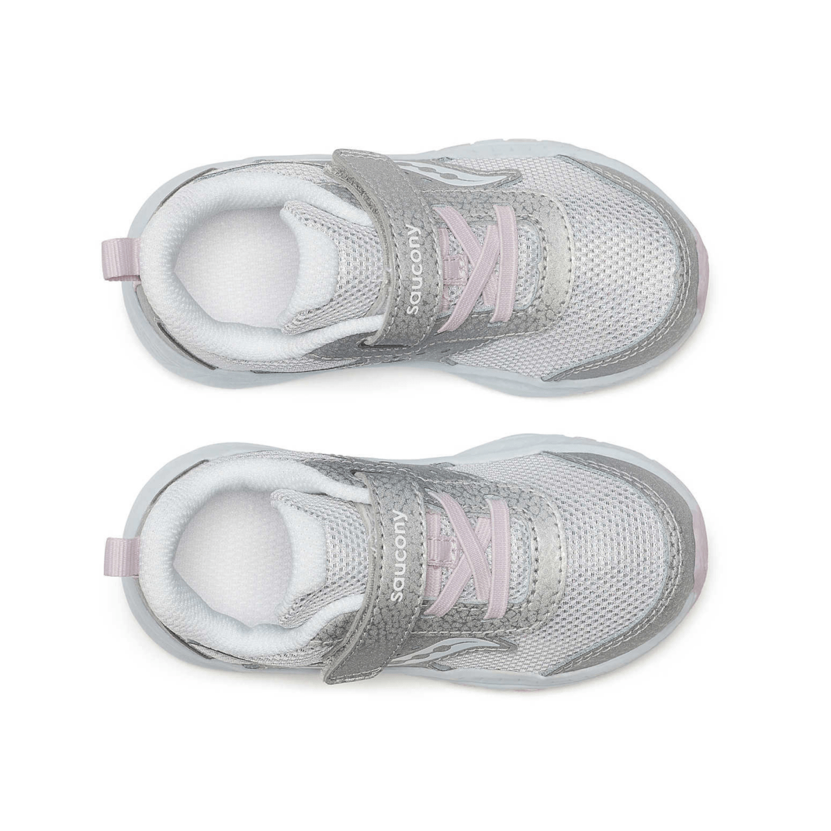 Saucony Toddler's Ride Jr Silver/Pink - 1092297 - Tip Top Shoes of New York