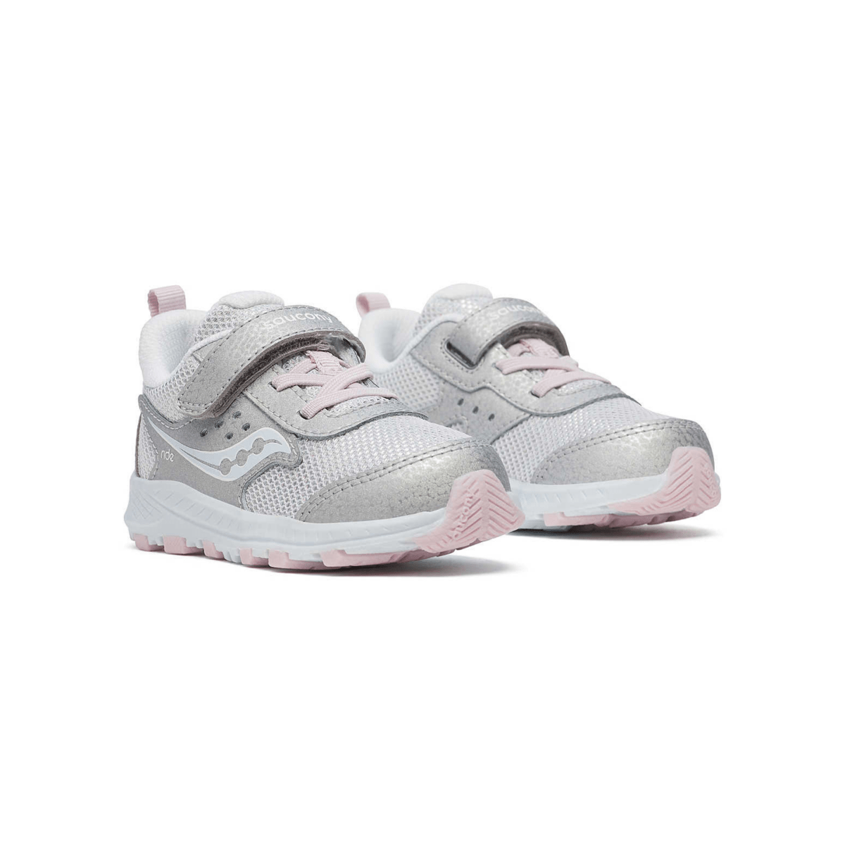Saucony Toddler's Ride Jr Silver/Pink - 1092297 - Tip Top Shoes of New York
