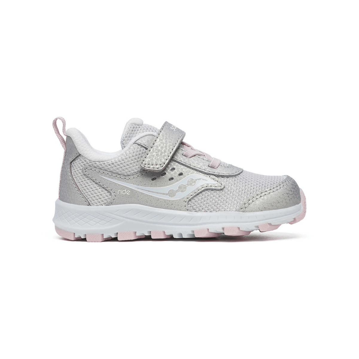Saucony Toddler's Ride Jr Silver/Pink - 1092297 - Tip Top Shoes of New York