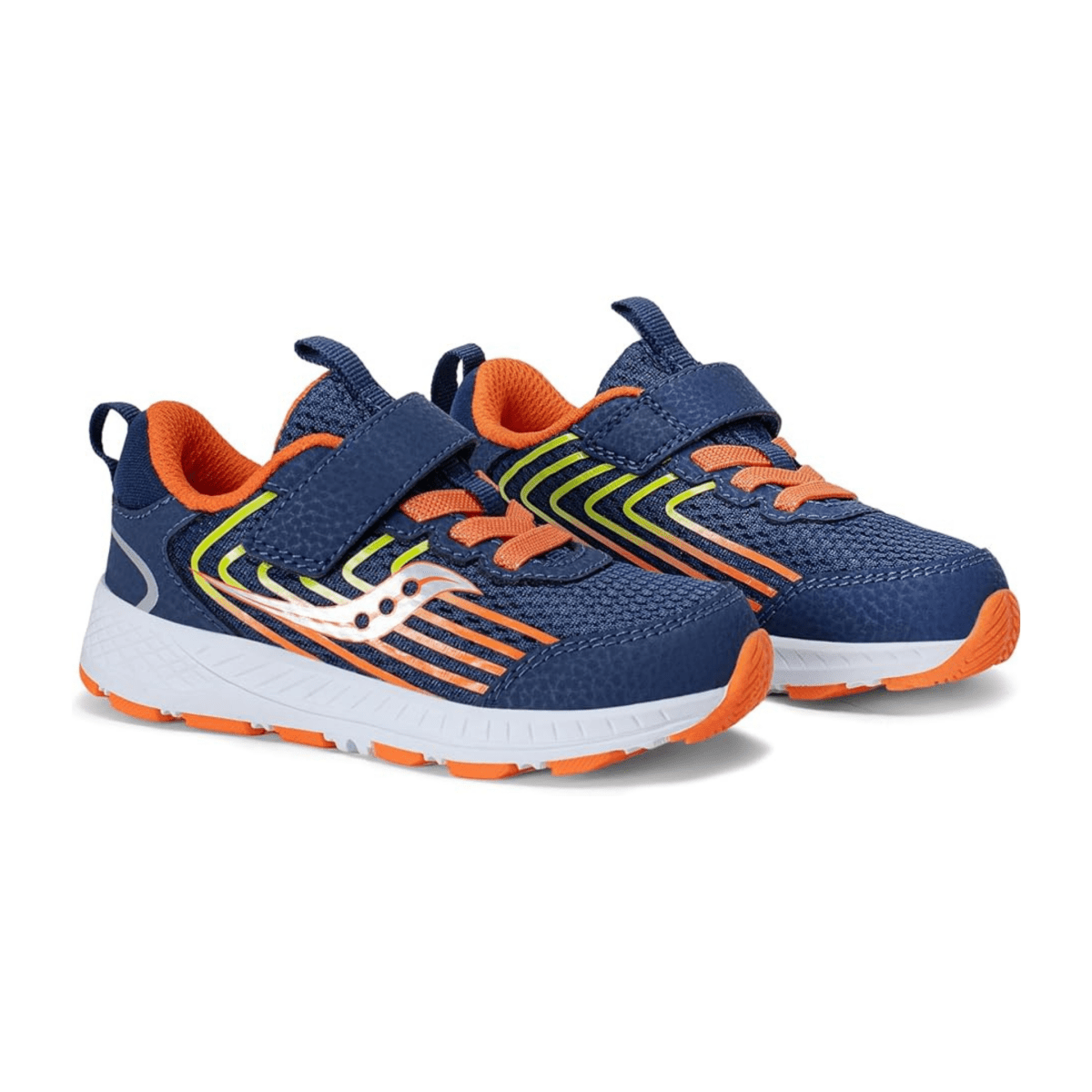 Saucony Toddlers Wind 3.0 Jr Navy/Orange - 1105035 - Tip Top Shoes of New York