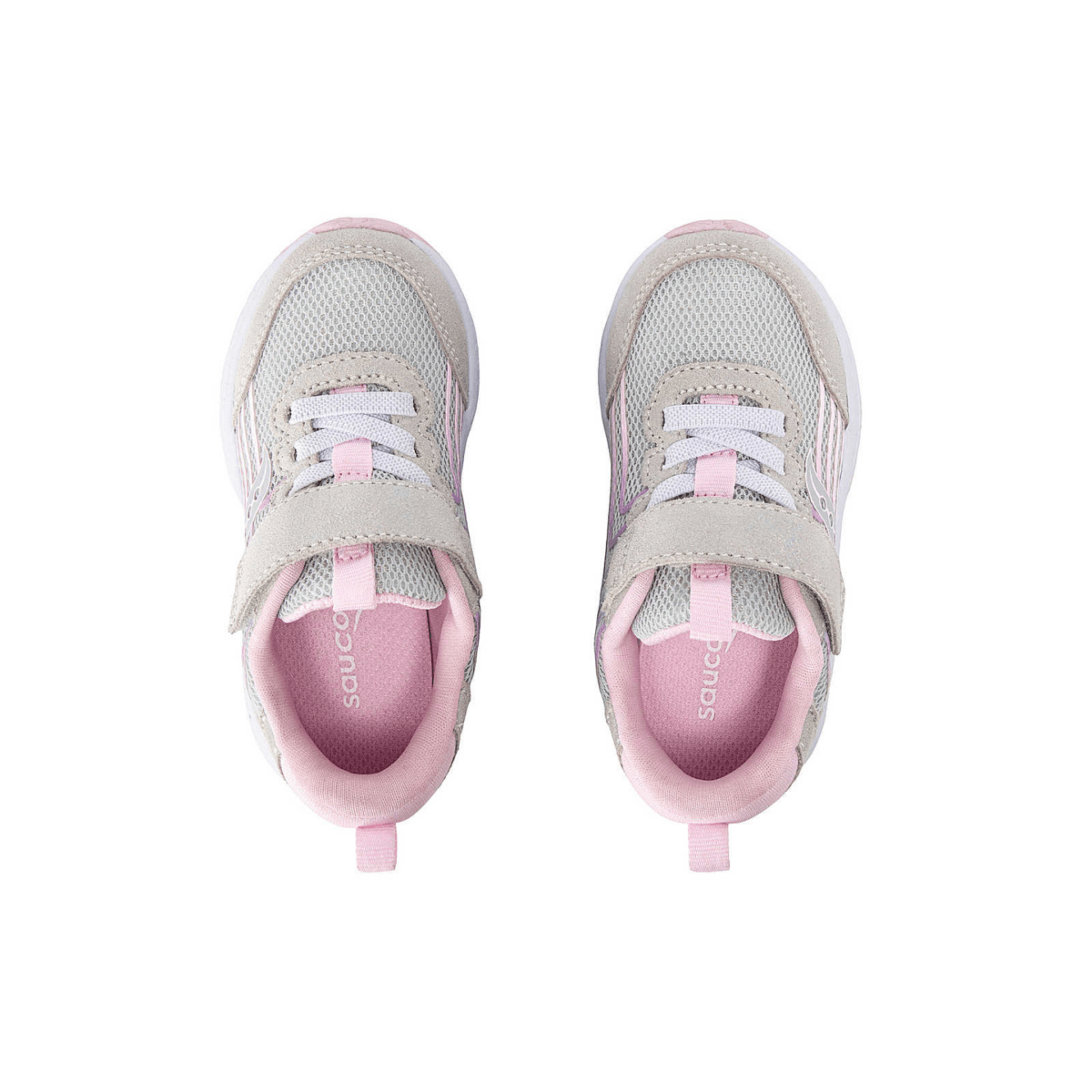 Saucony Toddlers' Wind 3.0 Jr Silver/Rainbow - 1097400 - Tip Top Shoes of New York