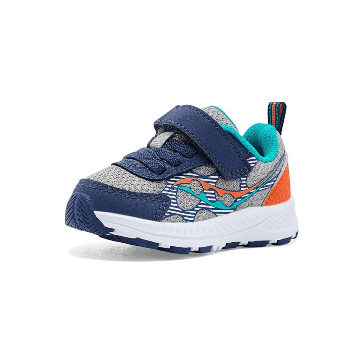 Saucony Toddlers Wind XT Grey/Navy/Orange - 1108910 - Tip Top Shoes of New York
