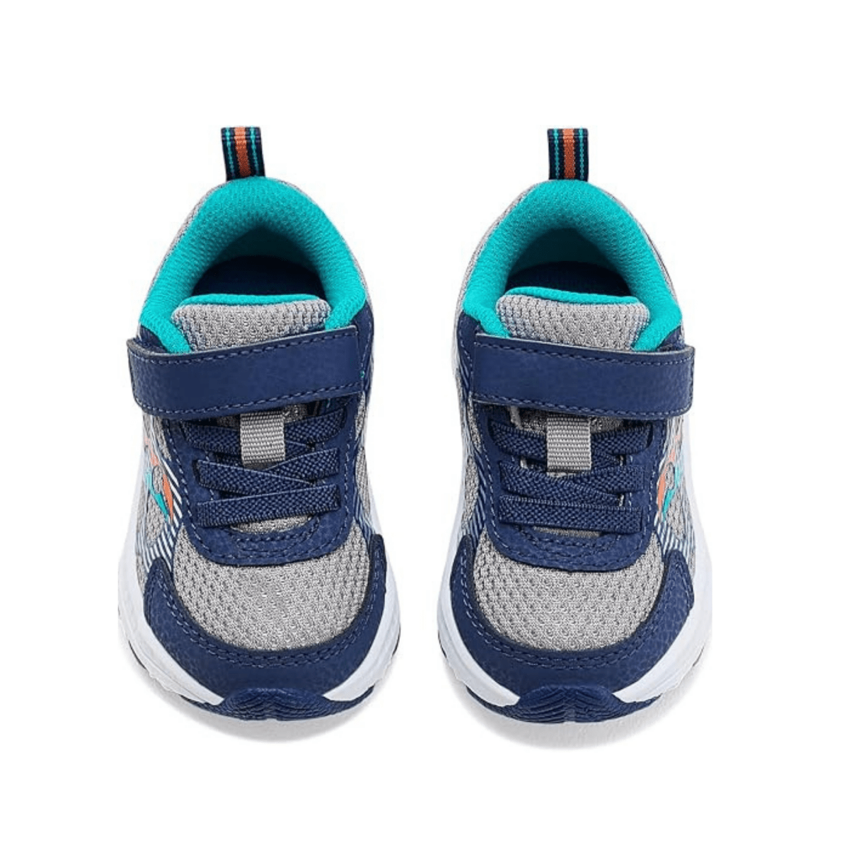 Saucony Toddlers Wind XT Grey/Navy/Orange - 1108910 - Tip Top Shoes of New York