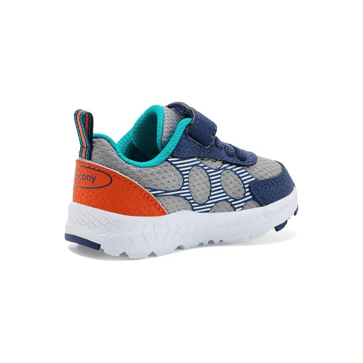 Saucony Toddlers Wind XT Grey/Navy/Orange - 1108910 - Tip Top Shoes of New York