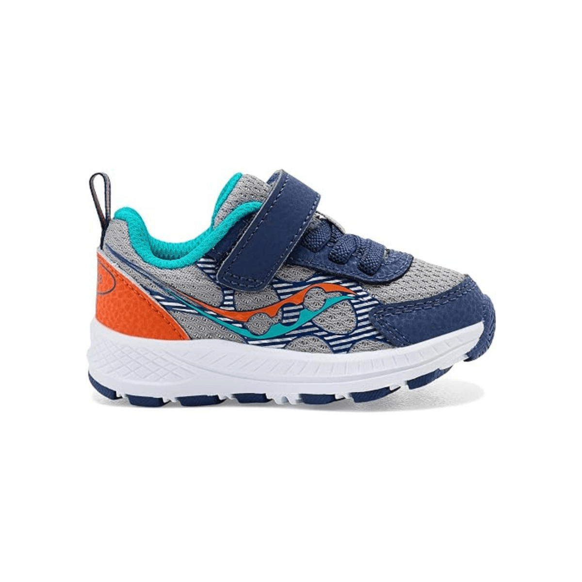 Saucony Toddlers Wind XT Grey/Navy/Orange - 1108910 - Tip Top Shoes of New York