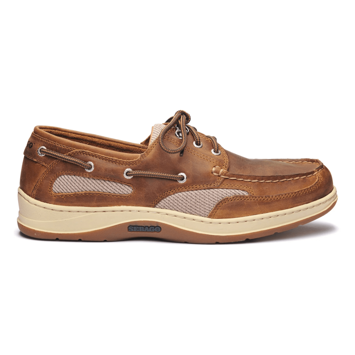 Sebago Men's Clovehitch II Brown Cinnamon Waxed Full Grain Leather - 9029502 - Tip Top Shoes of New York