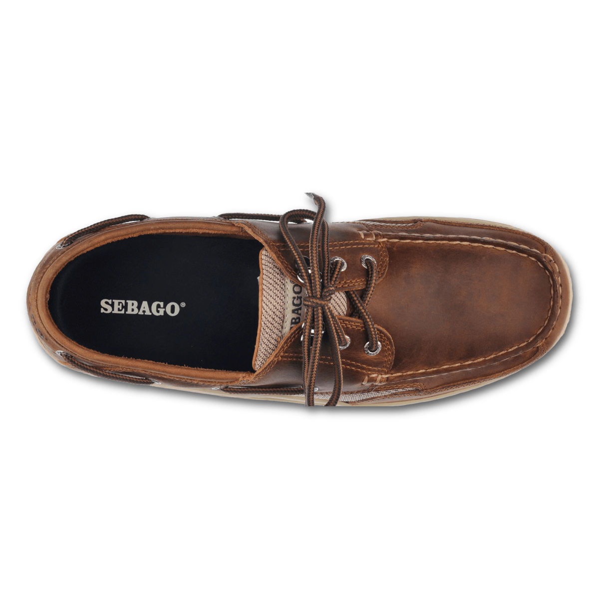 Sebago Men's Clovehitch II Brown Cinnamon Waxed Full Grain Leather - 9029502 - Tip Top Shoes of New York